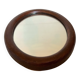 Mini oval wooden mirror