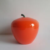 Vintage seventies orange ice bucket