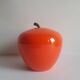 Pomme seau à glaçons orange seventies vintage