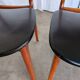 SET of 3 Vintage STOL Kamnik Dining Chair: 1970s Yugoslavian Mid-Century Mo