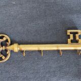 Key holder in the shape of a vintage key