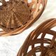 Vintage woven wicker baskets