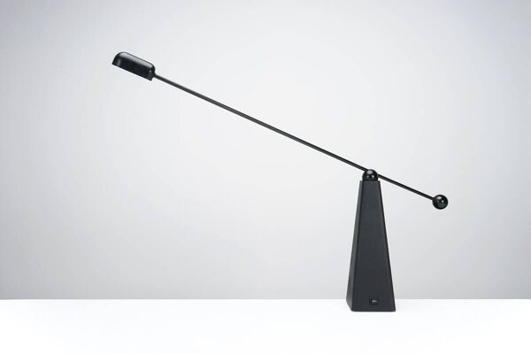 Lampe de table Orbis par Ron Rezek pour Bieffeplast circa 1980