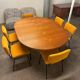 Set of 6 chairs by André Simard, 1950