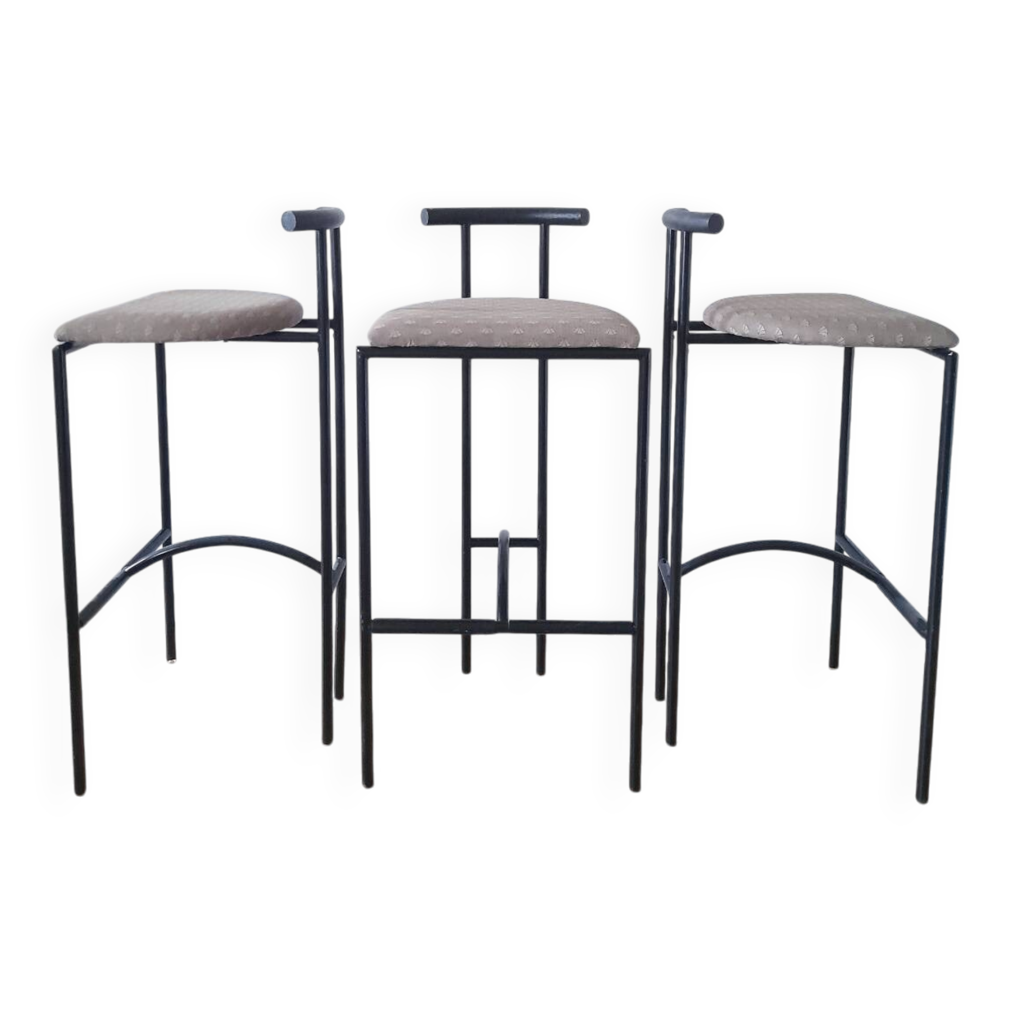 Set of 3 Tokyo bar stools by Rodney Kinsman for Bieffeplast.