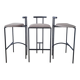 Set of 3 Tokyo bar stools by Rodney Kinsman for Bieffeplast.