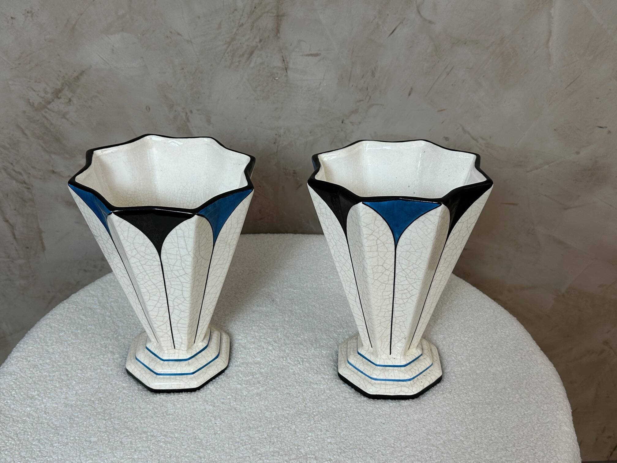 Pair of Longwy vases