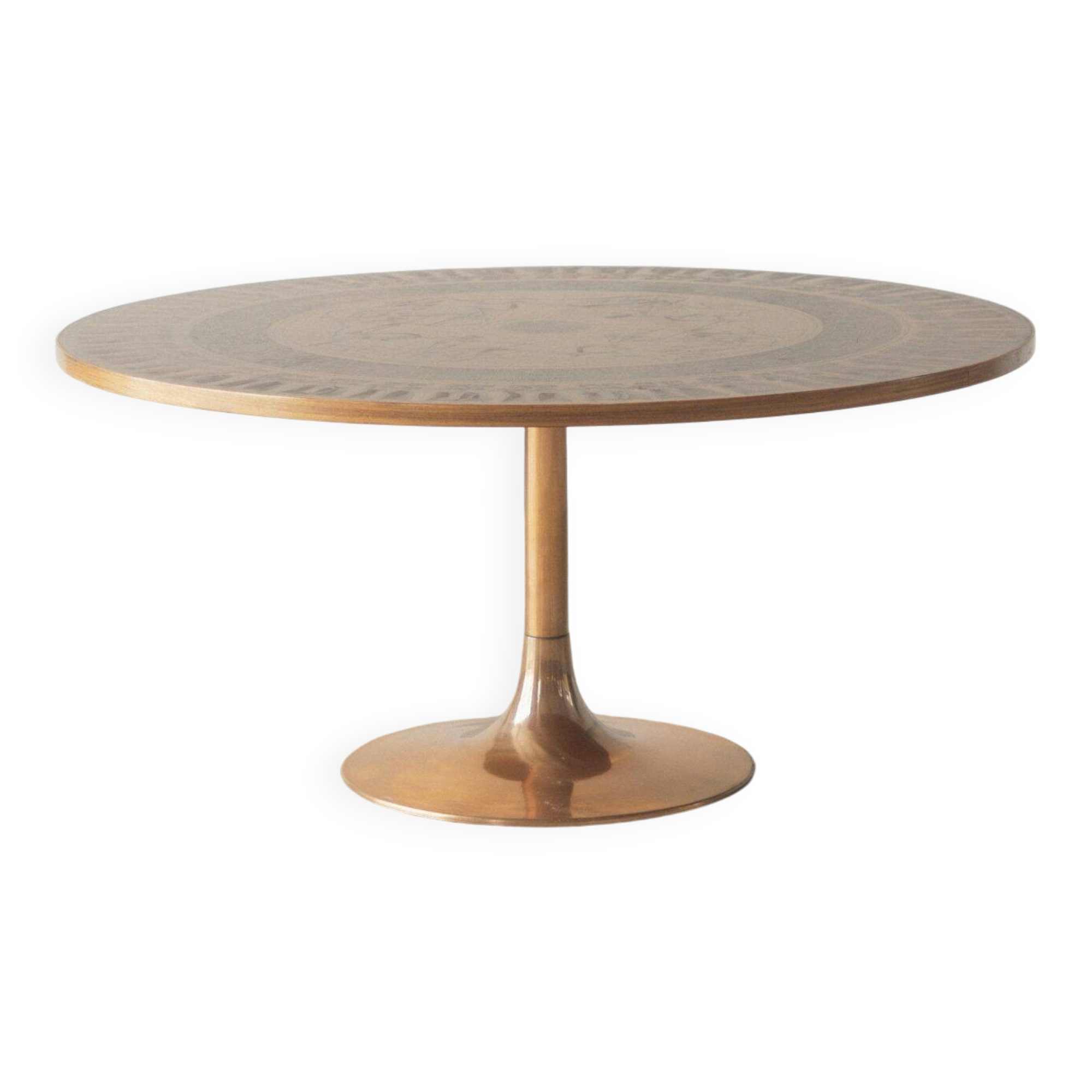 Table basse conçue par Poul Cadovius, Bjørn Wiinblad et Susanne Fjeldsøe Mygge, vers 1970, Danemark