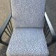 Armchairs with black and white patterns vintage 60s