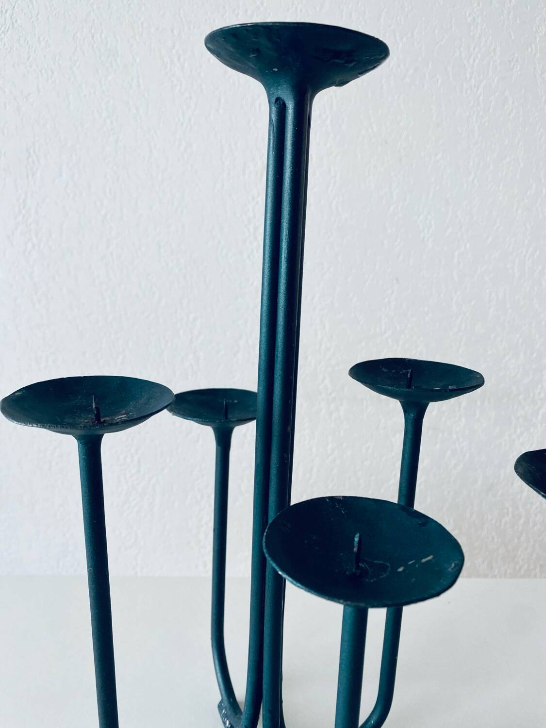 Pair of 5-branched candlesticks