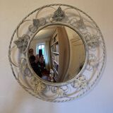 Miroir convexe en fer forgé, Angleterre, années 1950