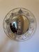 Wrought iron convex mirror, England, 1950s