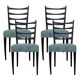 Chaises Italiennes Mid Century, Set de 4