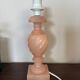 Pied de lampe en albâtre véritable