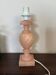 Lamp base made of genuine alabaster