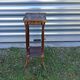 Table d'appoint de style Louis XVI en bois et placage