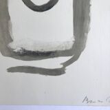 Lithographie originale signée au crayon, Bram van Velde, sans titre, 1975