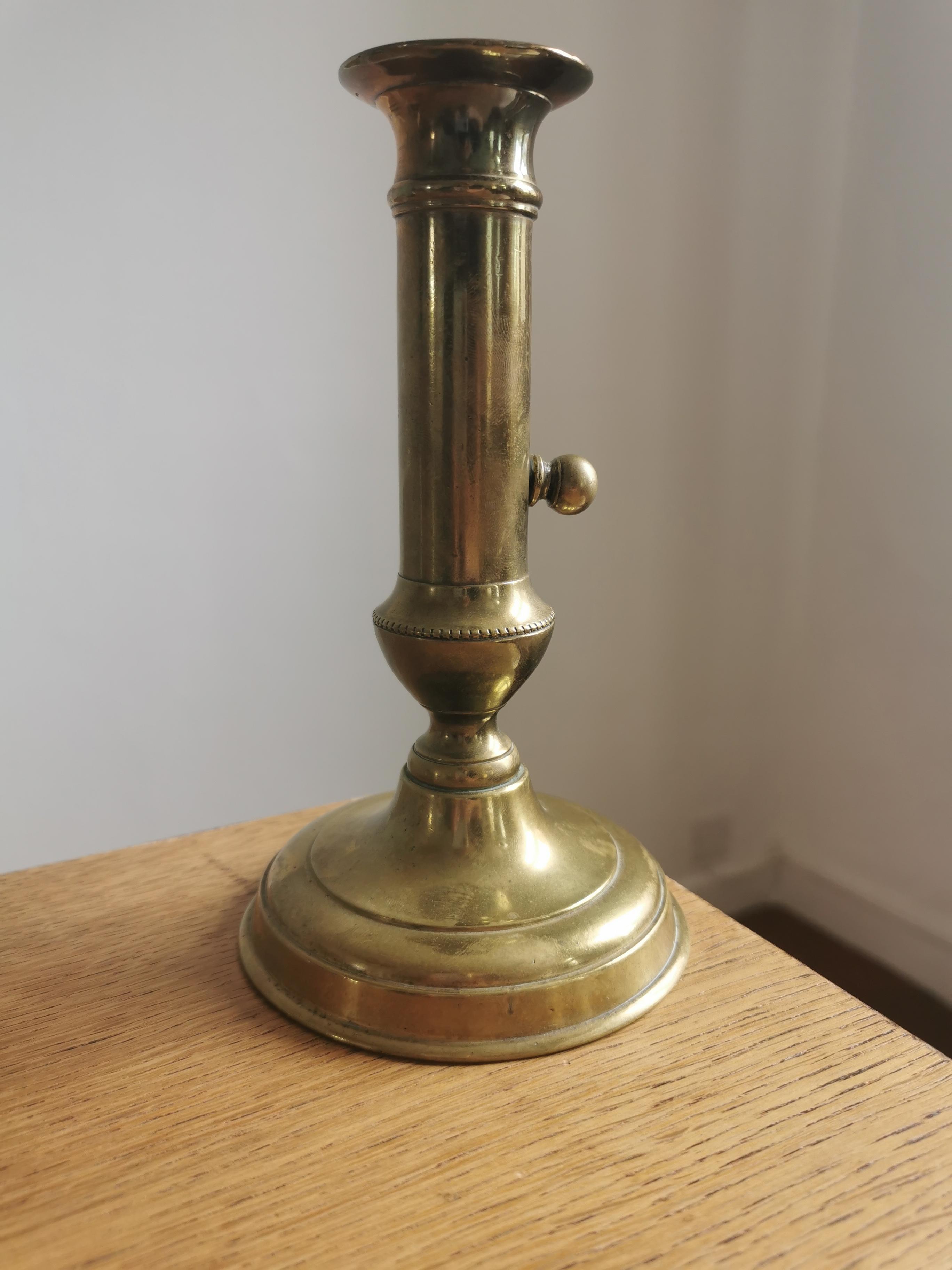 Brass candlestick