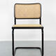 Pair of S32 Cantilever Chair by Marcel Breuer, Dark Edition, 1980s