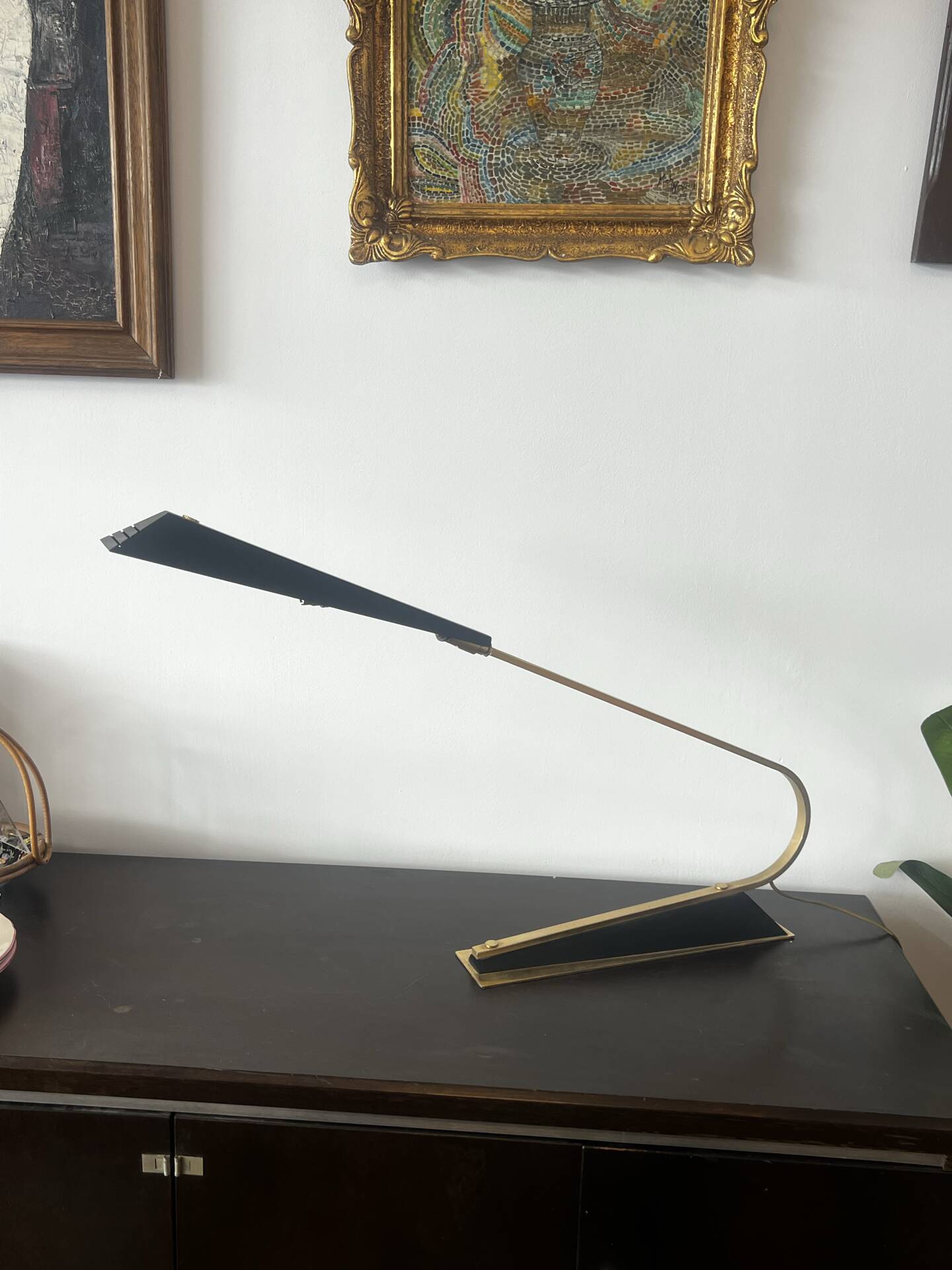 Lampe bureau Italie design 1970 RELCO