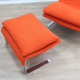 Giovanni Offredi for Saporiti Wave Lounge Chair, 1970s