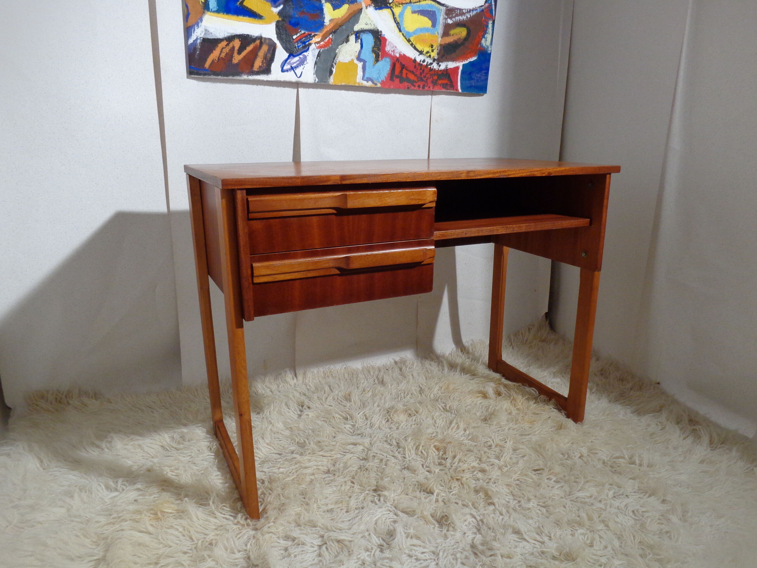 Vintage office from the 50s feet golden oak sled
