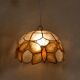 Suspension mother-of-pearl luminaire vintage butterfly decoration