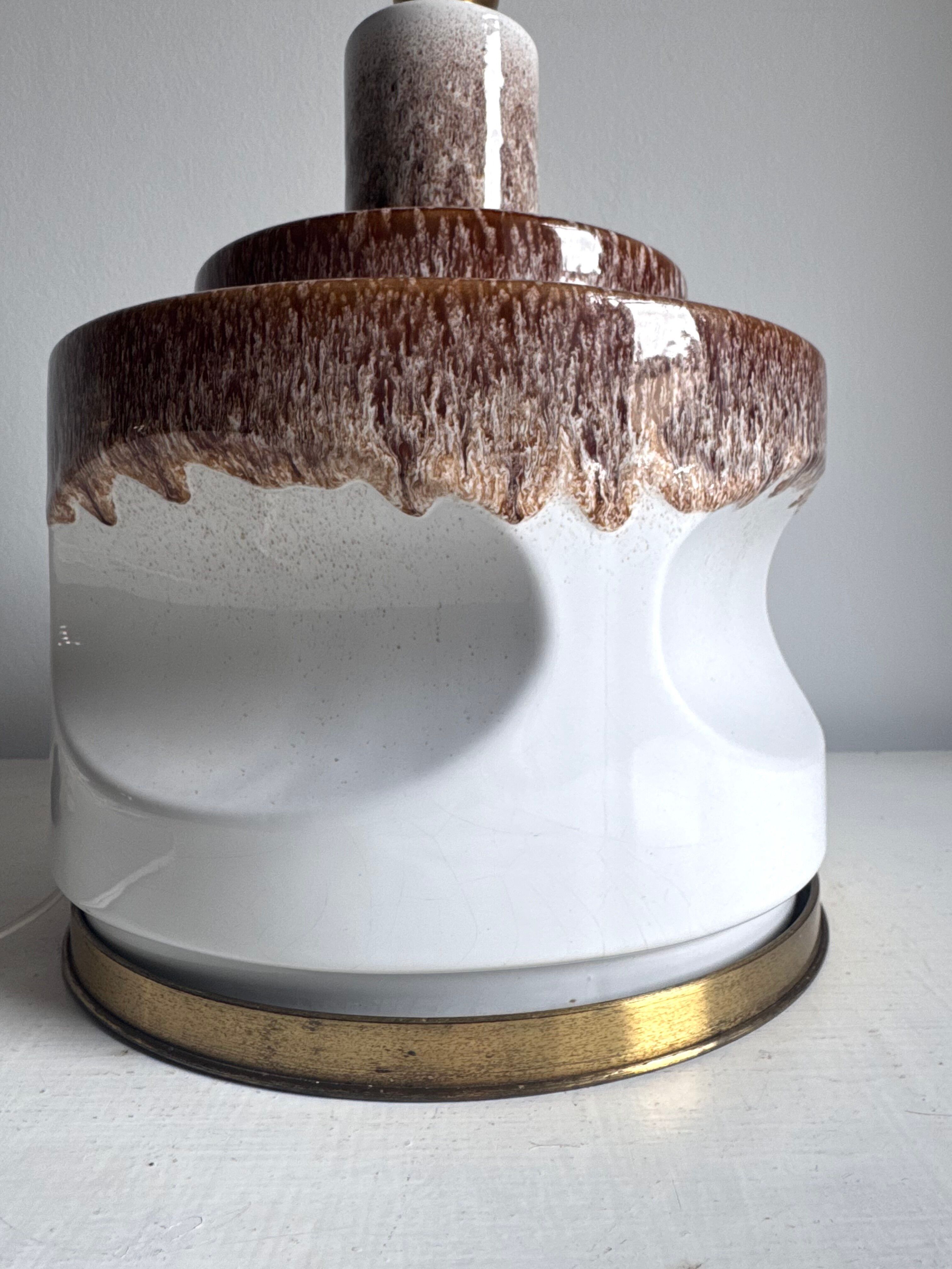 Ceramic lamp base 1970