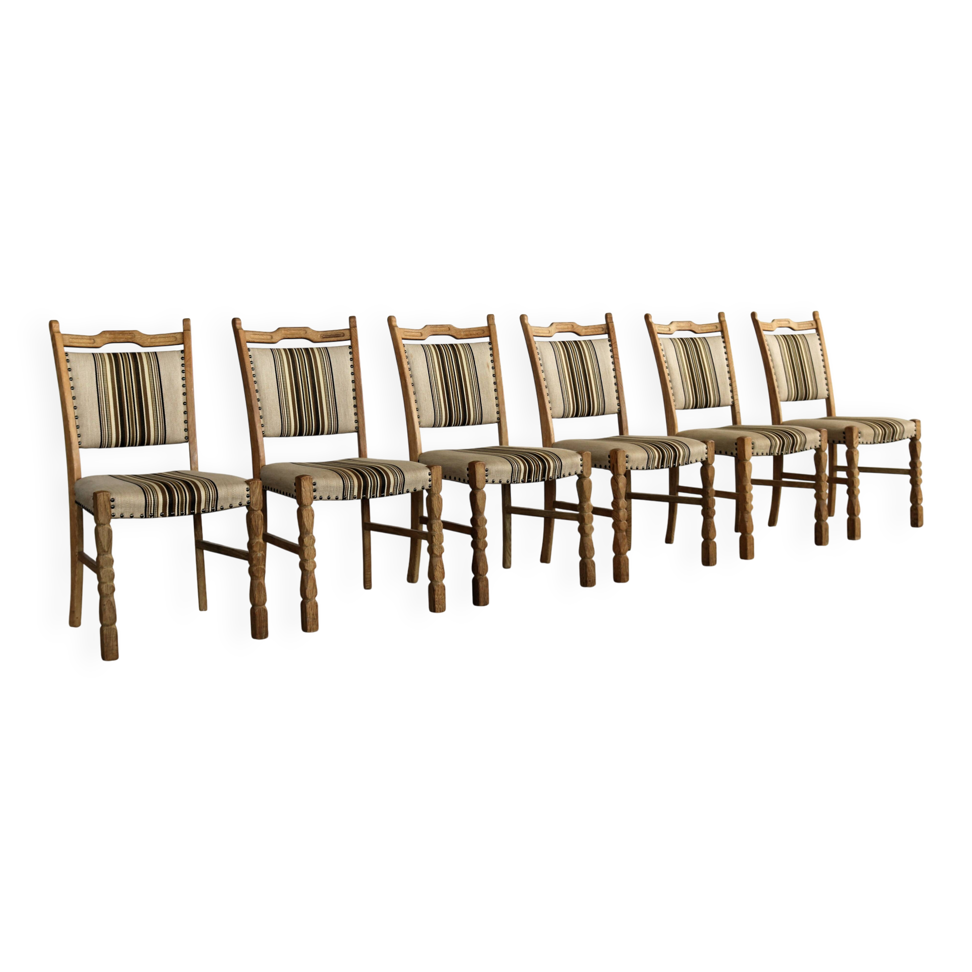 brutalist dining chairs | vintage chairs | 1960s | (6)