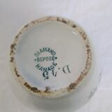 Saint-Amand hamage earthenware vase