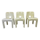 3x vintage Universale chair Joe Colombo Kartell