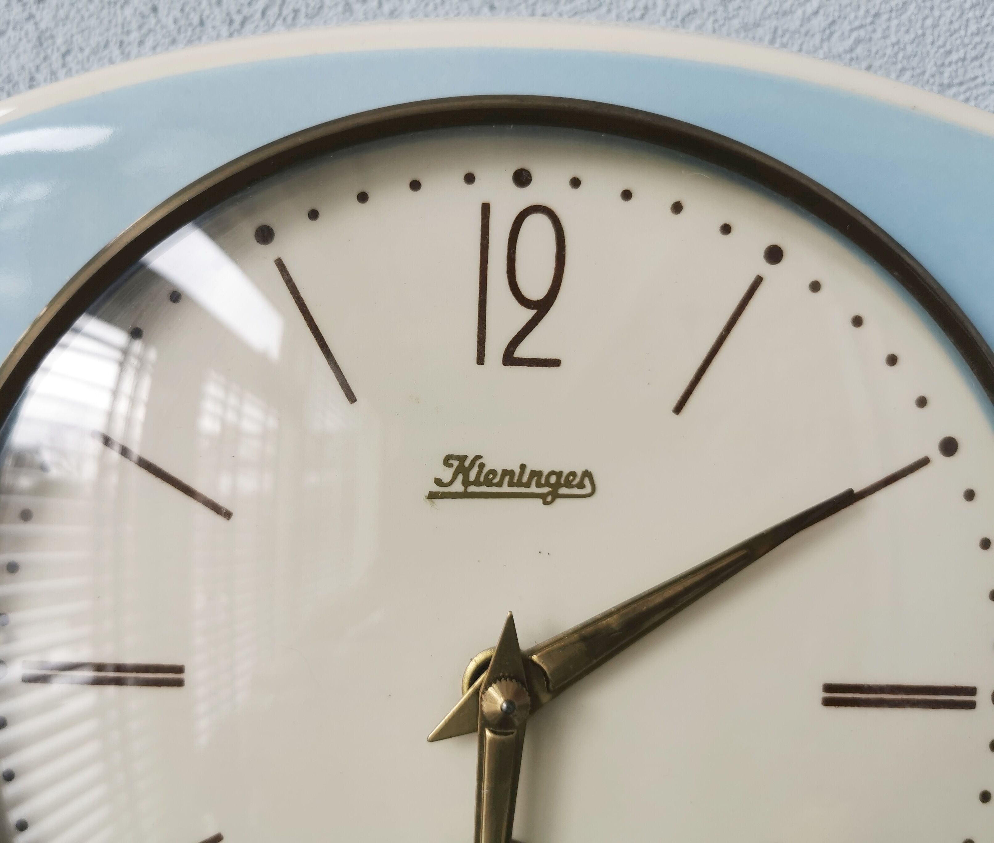 Vintage wall clock Kieninger from the 70's