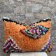 Vintage Berber Kilim cushion cover: Moroccan wool cushion