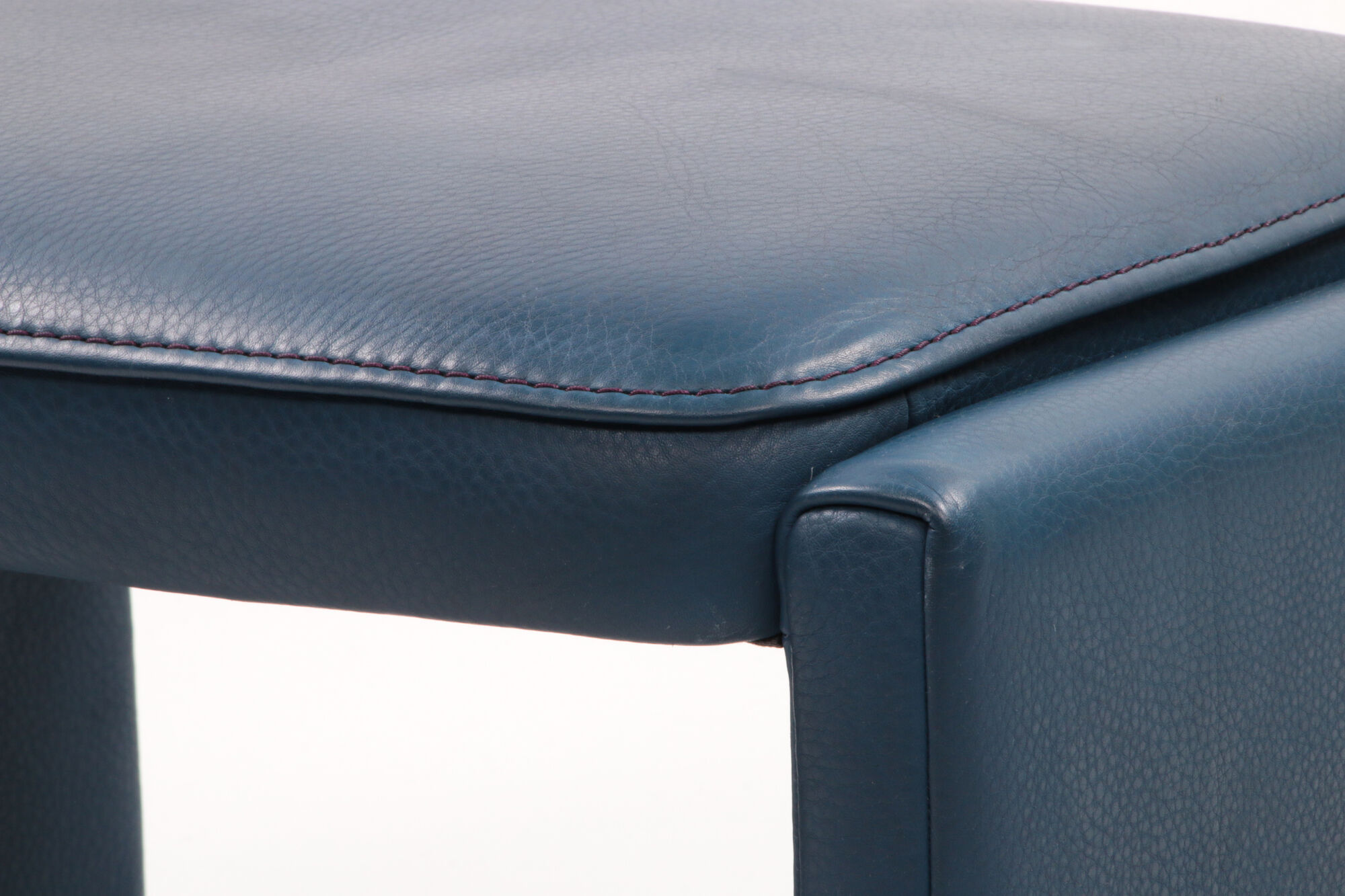 De Sede DS 50 Relax armchair with Hocker leather Petrol colour, 1980 Switzerland