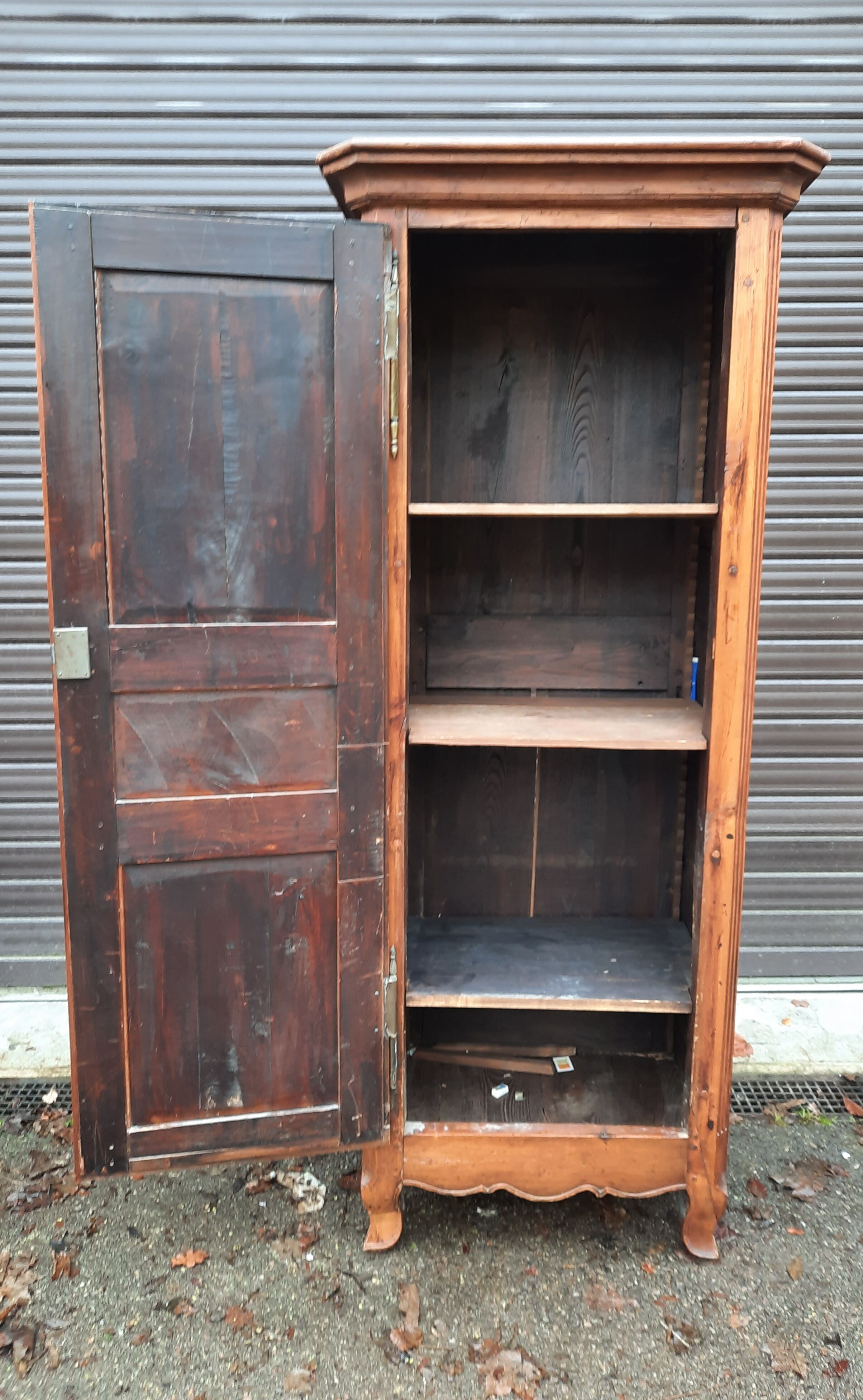 18th century single-door wardrobe
