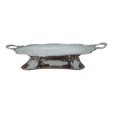 Antique silver-plated centrepiece with hallmark.