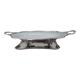 Antique silver-plated centrepiece with hallmark.