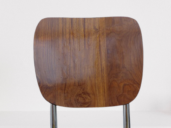 Wooden formica chairs effect 70 wide folder