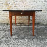 Oak table, formica top