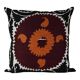 Vintage embroidered cushion cover 69x71 cm