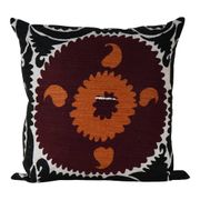 Vintage embroidered cushion cover 69x71 cm