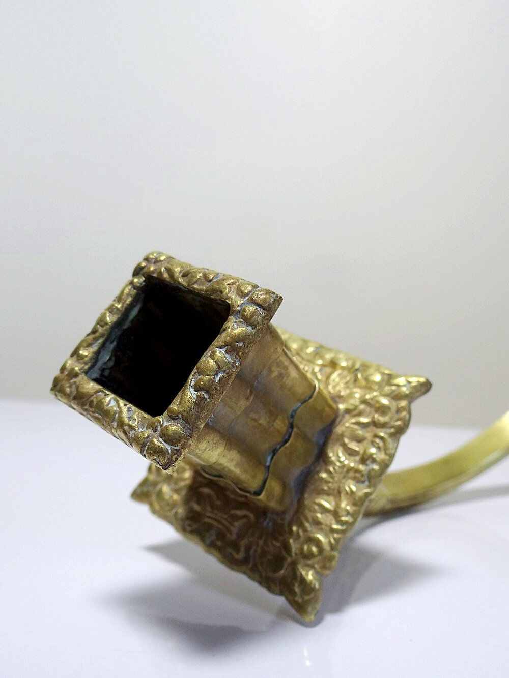 Chandelier mural 2 flames style High Era 19th century gilded bronze "in the financial style"