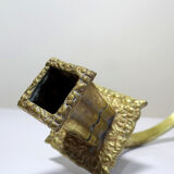 Chandelier mural 2 flames style High Era 19th century gilded bronze "in the financial style"