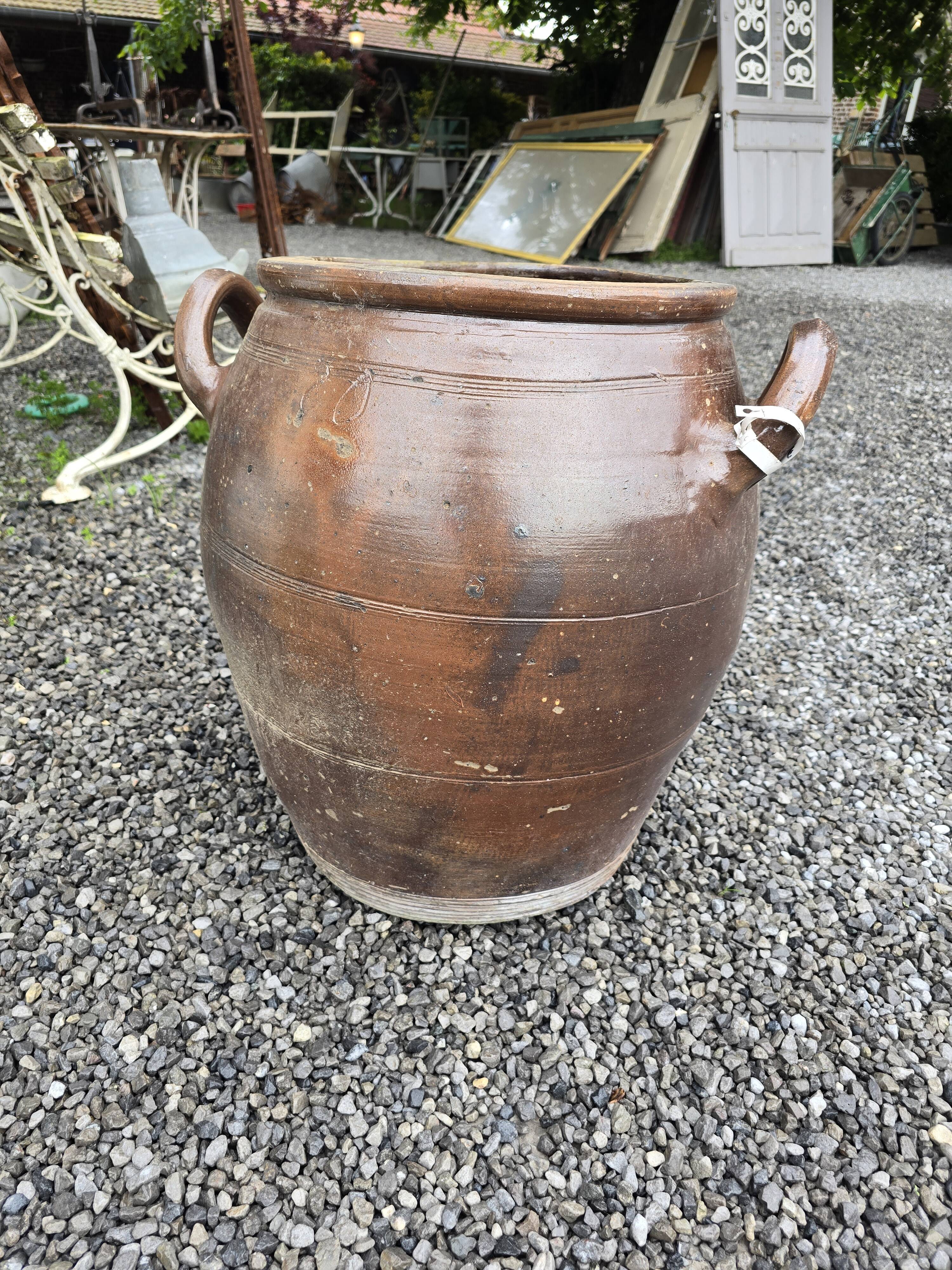 80 liter stoneware salt pan