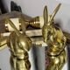 Lapin en laiton