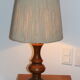 Lampe bois avec abat-jour corde 640mm