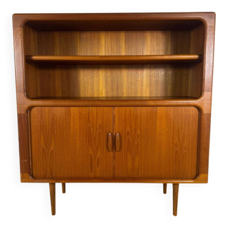 Vintage Dyrlund teak library with sliding doors – Denmark 1960s