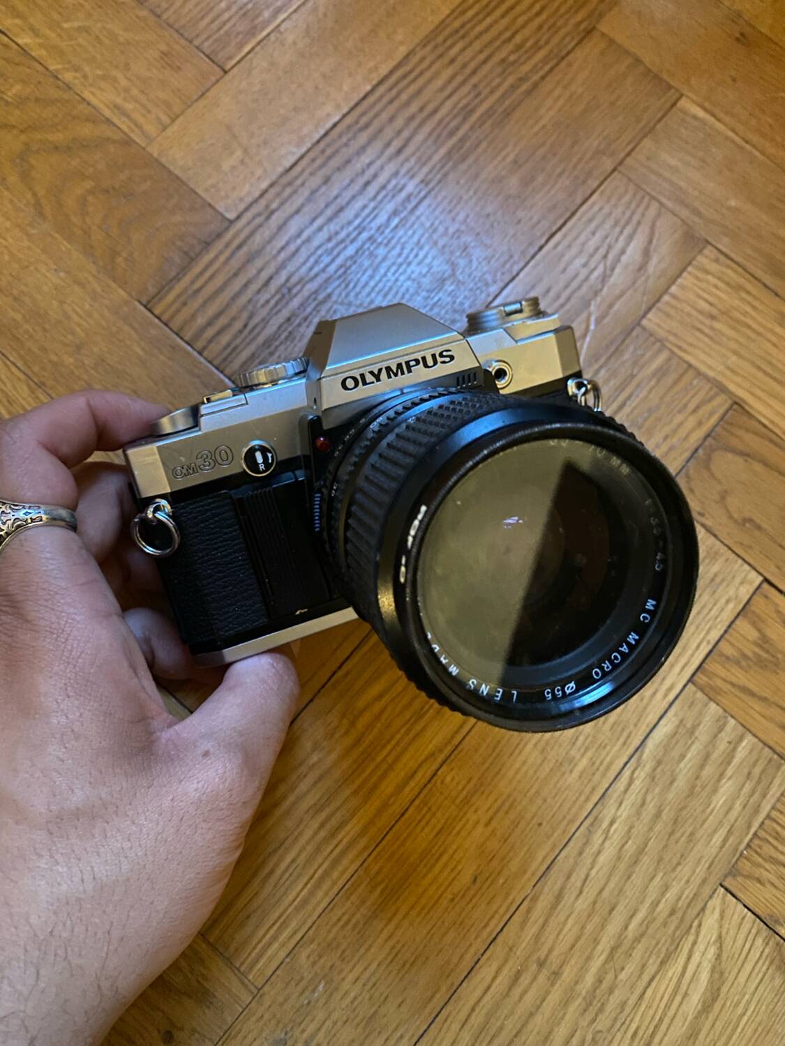 Olympus OM 30 film camera