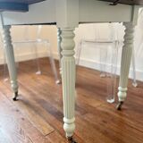 Round mahogany table