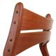 ACO Møbler / Erik Buck “310” teak chair / black leather / mid-century Danish modern design / 1960s / Buch